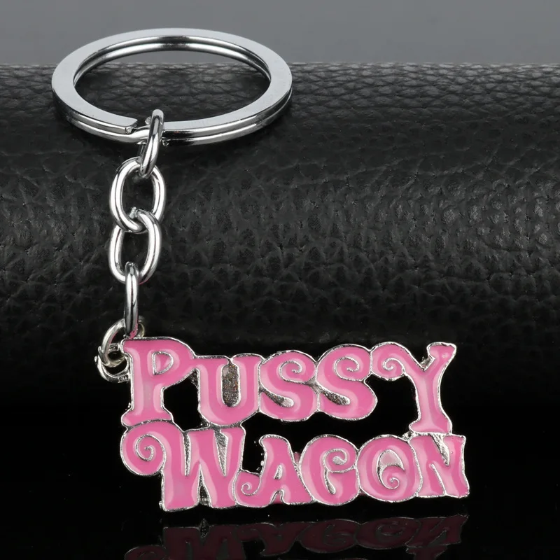 MyPartyShirt Pussy Wagon Kill Bill 3 Key Chain