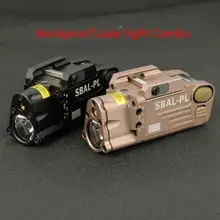 Тактический SBAL-PL лазерный свет комбо оружие Свет Белый осветитель красный направленный лазерный фонарик для пистолета постоянный и стробоскоп выход