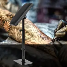 Height Adjustable Tattoo Armrest Stable Stand with PU Leather Pad Tattoo Arm Rest Bracket Hand Holder