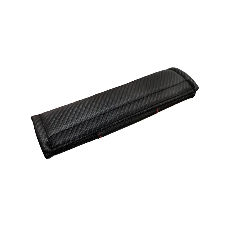 Épaulettes Housse Pour Ceinture De Sécurité (paire) - Logo Mustang Brodé, Noir Et Blanc, Polyester