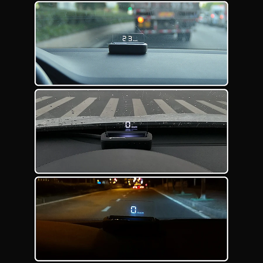 Дисплей на лобовое стекло автомобиля HUD OBDII измерительный прибор Obd2 проектор