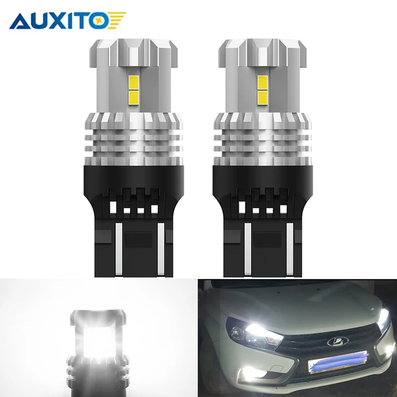 AUXITO 2 шт. T20 W21W WY21W 7440 7440NA светодиодный поворотник светильник лампочки Canbus Error Free