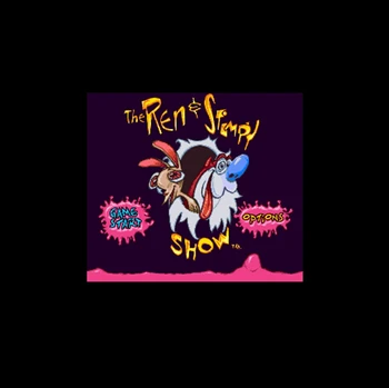 

Ren & Stimpy Show, The - Time Warp USA Version 16 bit Big Gray Game Card For NTSC Game Player