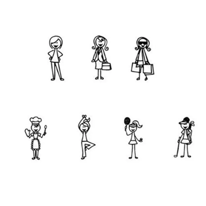 14-5cm-Cartoon-Big-Family-Car-Stickers-Vinyl-Car-Bike-Motorcycle-For-Car-Decorative-Accessories-Fashion (2)