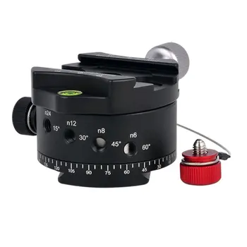 

DH-60 Professional 1/4 inch Universal Screw Aluminum Alloy Panoramic Indexing Rotator Ball Head For Camera Tripod Head