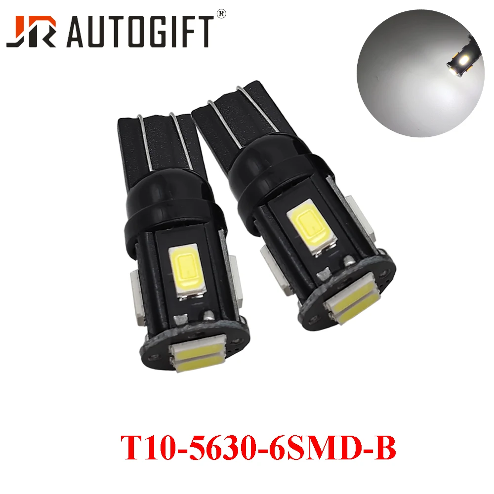 

10PCS Car styling LED 194 168 T10 W5W 5630 5730 6SMD LED Chip Car Interior Lights Reading Map Dome Lamp Auto Bulb 12V/24V White