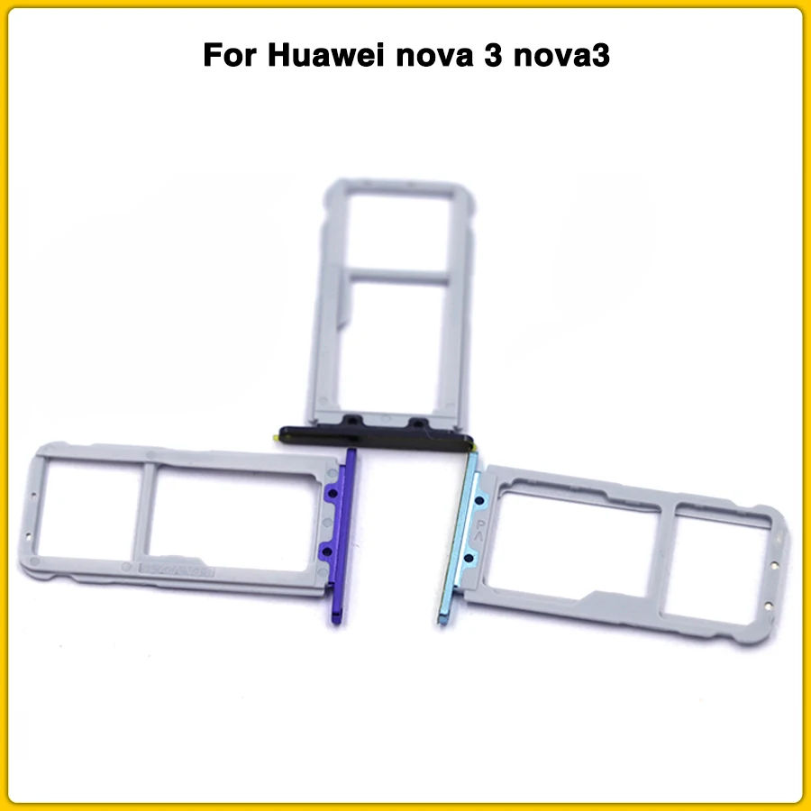 Слот для sim-карты Замена для huawei nova 3 nova 3 SIM MicroSD карта лоток Слот Ремонт Часть+ карта pin