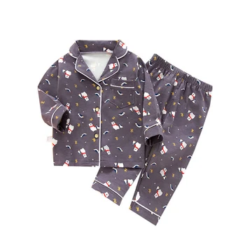 

SAILEROAD Cartoon Polar Bear Pajamas For Boys Children's Long Sleeve Pajamas Set Kids Animal Printed Pijama Infantil Sleepwear