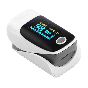 

Portable Finger Pulse Oximeter Blood Oxygen Heart Rate Health Care OLED Screen Display Finger Oximeter Blood Oxygen for Home Use
