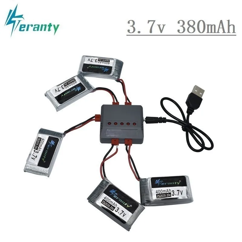 3,7 V 400mah Lipo батарея+ зарядное устройство для SYMA X15 X5A-1 X15C X15W RC Дрон вертолет запасные части 3,7 v перезаряжаемая батарея 702035