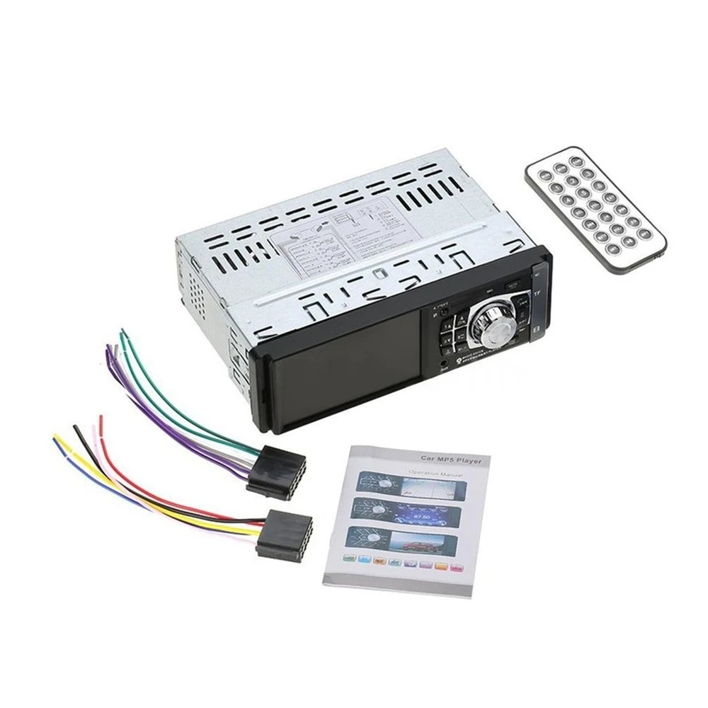 4012B 1Din 4 дюймов HD Автомобильный MP5 Радио Аудио плеер Bluetooth FM/AUX/USB/TF Поддержка рулевого колеса управление видеокамера заднего вида