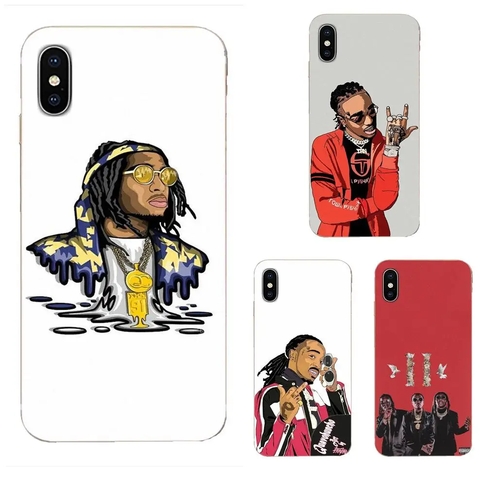 Quavo Migos Сияющий Красочный Милый для Xiaomi CC9E Mi3 Mi4 Mi4i Mi5 Mi 5S 6 6X 8 9 SE Play Plus Pro Lite A1 Mix 2 Note