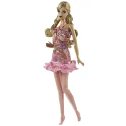 Robe de danseuse à breloques rose pour Barbie Blyth, 1/6 MH CD FR SD Kurhn BJD, vêtements de poupée, accessoires 
