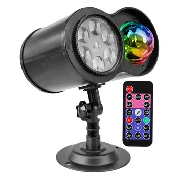 

LED Light Star Sky Projection Atmosphere Lamp Waterproof Dual Tube Garden Stage Uplights Stage Lighting Effect Light