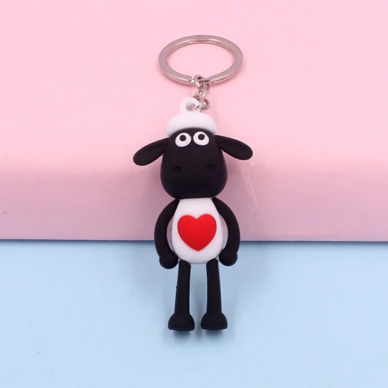 2020 Hot Cartoon Cute Lamb Keyring Luck Zodiac Alpaca Keychain Women Or Men Simulation Animal Pendant Jewelry |