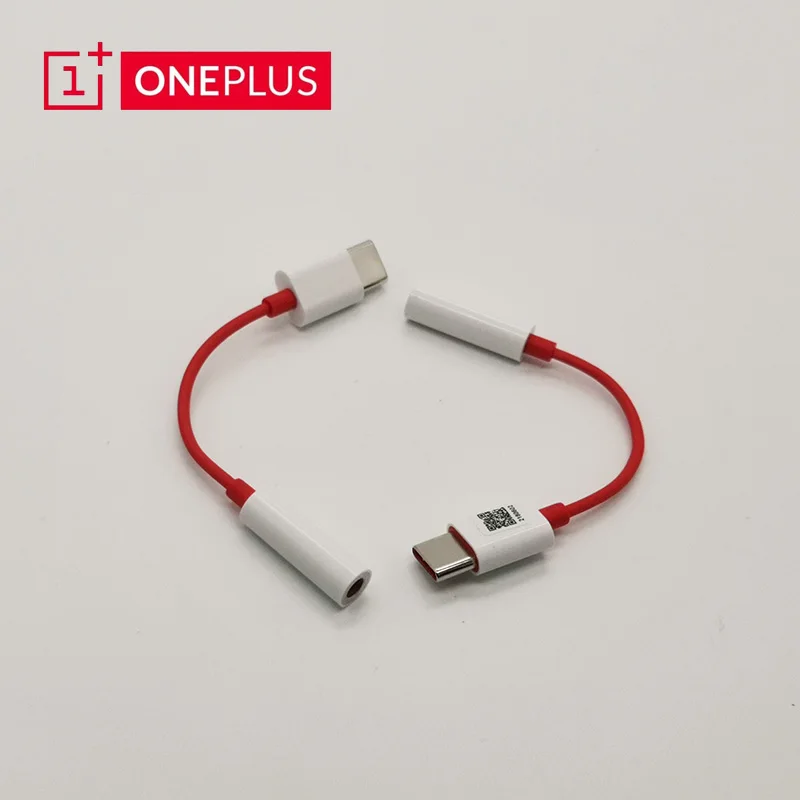 Оригинальный переходник для наушников Oneplus 8 7 pro 6T Тип C разъем 3 5 мм USB Type
