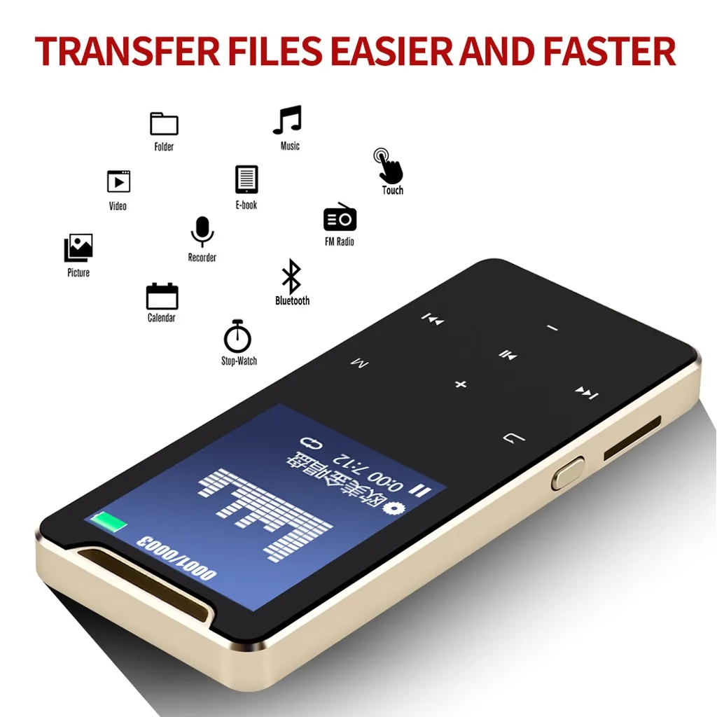 8gb 100h Blueteeth Hifi Mp3 Mp4 плеер Walkman Lossless рекордер ручка Fm радио Lcd полноцветный дисплей Mp4 Mp3# LR3