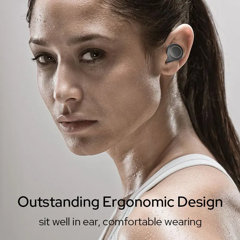 Tws Bluetooth Earphone5.0 спортивная водонепроницаемая стереогарнитура AptX AAC SBC шумоподавление Hi-Fi Беспроводные наушники для Redmi K20