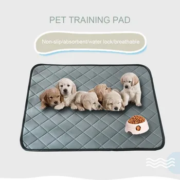 

Pet Waterproof And Non-slip Instant Absorbent Washable Urine Pad Cool Pad 100*70cm Diamond Plaids Dog Mat Pet Products