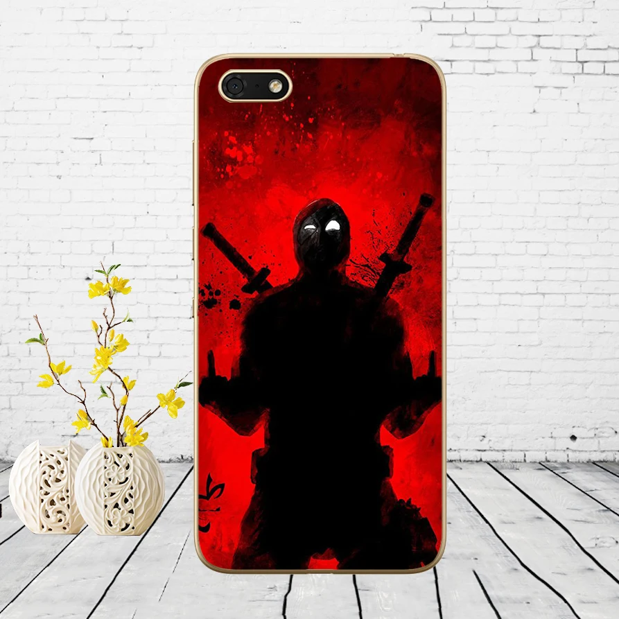 8 22DD Дедпул от Marvel "Вэйд Винстон Мягкий силиконовый чехол для Huawei Honor 9 10 Lite 7A 5,45 7a pro 7c 5,7 дюймов 7x 8x чехол - Цвет: 8