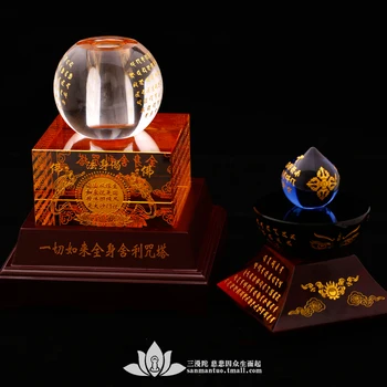 

Bodhi Tower Buddhist supplies crystal five-colored bodhisattva indonesia stupa stupa five-wheeled pagoda