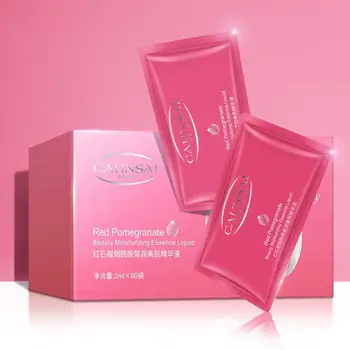

1/90Pcs Red Pomegranate Niacinamide Moisturizing Beauty Face Serum Moisturizing and Hydrating Essence Niacinamide Extract