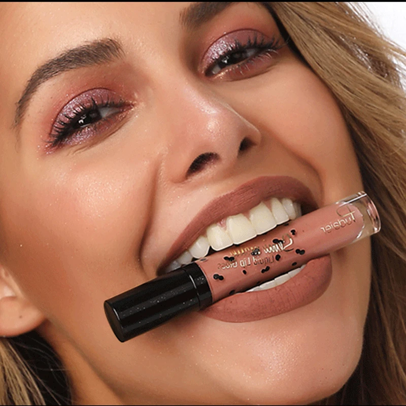 

Women Beauty Makeup Lips Lipstick Liquid Matte Long Lasting Waterproof Nude Red Lip Gloss Fixer 12 Colors Cosmetics