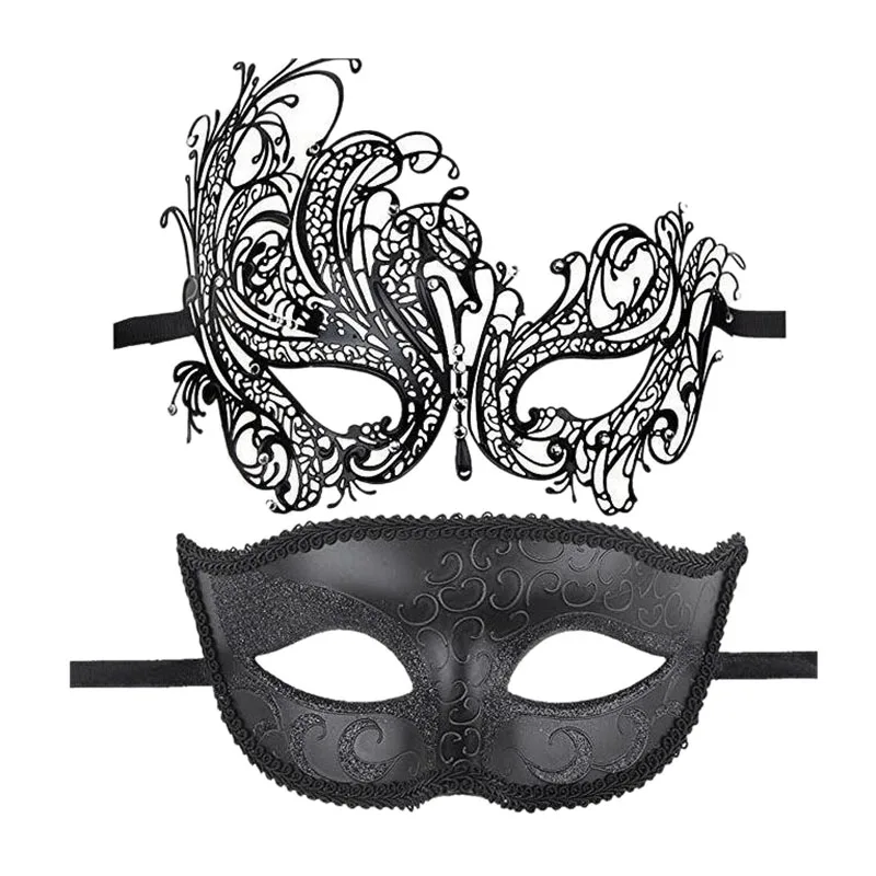 Великолепная Венецианская Маскарадная маска, изысканные стразы, вечерние, полый, сексуальная, Черная