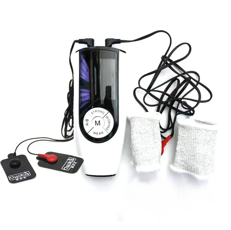 USB charging High Performance Host Electric Shock Penis Ring Sticker Massager Pads Cock Rings Adult Game Medical Themed Sex Toys | Красота и