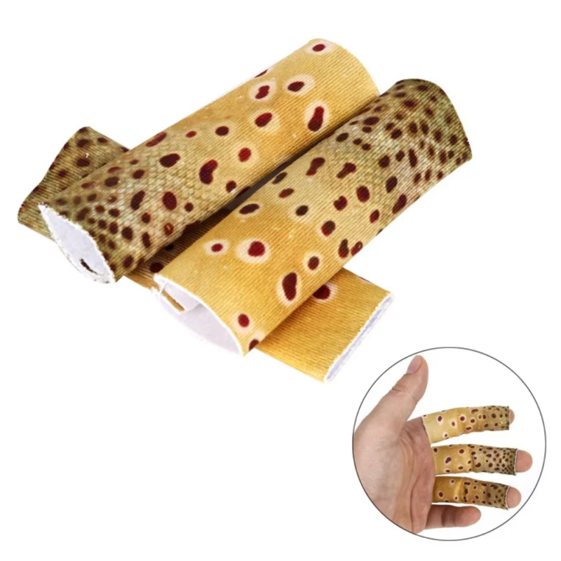 

3 Pcs/Set Fishing Finger Guard Fly Line Anti Scratch Protection Soft Elastic Outdoor Sports Hand Gear Sleeve Protector Supplies