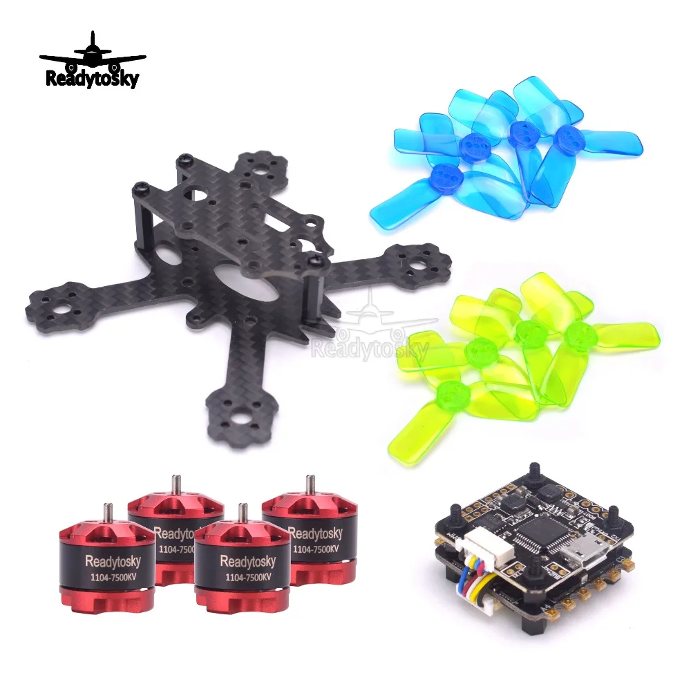 

ELF 88mm Micro Quadcopter 1104 7500KV 2-3S Motor Flytower Mini F3 / F4 Flight control Integrated OSD 4 in 1 ESC 2030 Prop