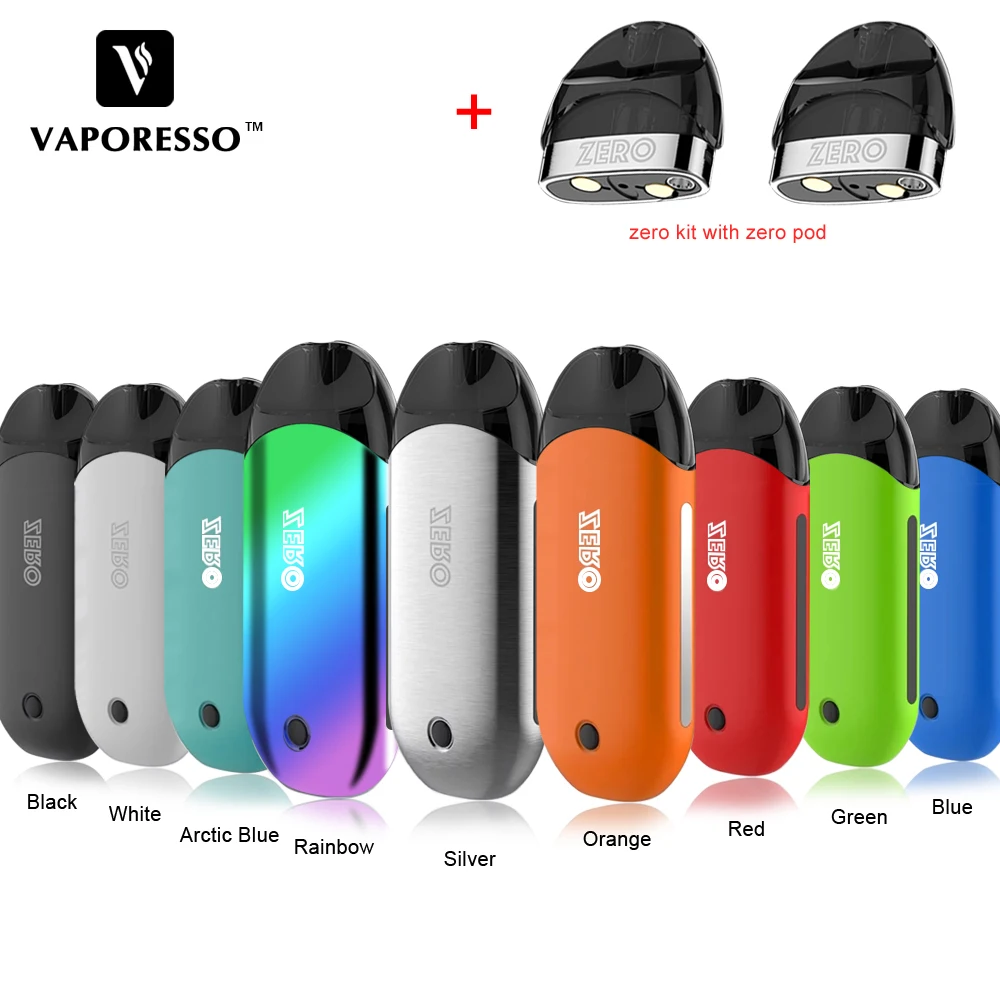 

Original Vaporesso Renova Zero Pod Electronic Cigarette Kit 650mAh Built-in Battery & 2ml Tank CCELL Coil All In One Vape Kit