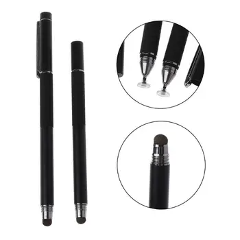 

Universal 3 in 1 Micro-Fiber Mini Metal Tip Stylus Capacitance Pen Screen Stylus Touch Pen for Pad Mobile Phones Tablet PC
