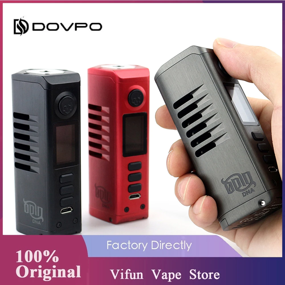 Оригинальный Dovpo Odin Mini 75 Вт DNA75C TC Box Mod с чипсетом DNA75C и максимальным выходом 75 Вт 0,96