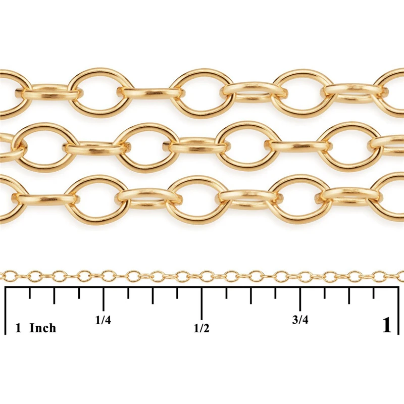 10014KGoldFilledCableChainChain12MMChainNecklaceGoldjewelry