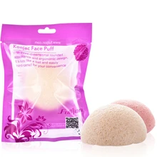 Натуральный спонж для макияжа konjac глубокое очищение лица Губка для очищения лица инструменты для макияжа лица 6 цветов