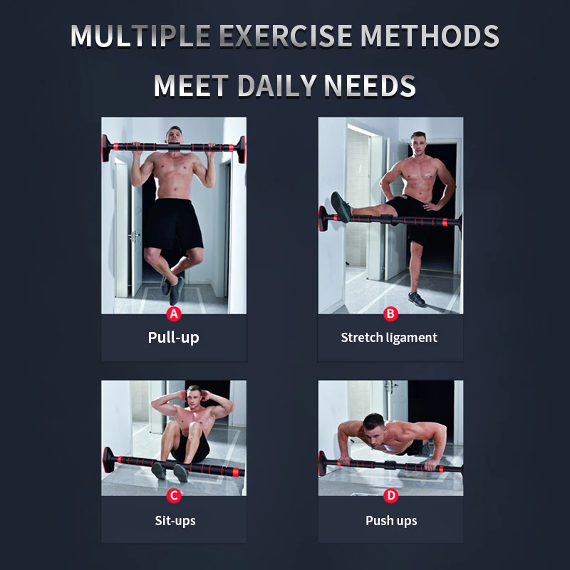 Doorway Pull Up Bar Gym Pull Accessories Adjustable Pull up bar for Home Workout