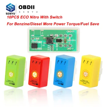 

10PCS ECO Nitro obd2 for Benzine/Diesel Cars obd2 ECU Programmer Scanner Tool Nitro for More Power Torque Fuel Save Nitroobd2