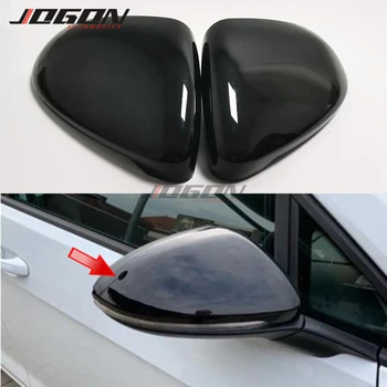

Glossy BLACK Side Rearview Mirror Cap Replacement Cover Trim For VW GOLF 7 MK7 MK7.5 GTI R GTE GTD 2013 - 2018 Touran