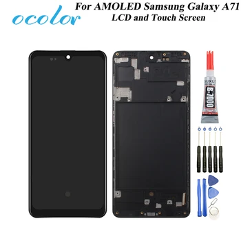 

ocolor For Samsung Galaxy A71 A715 A715F A715FD LCD Display And Touch Screen 6.7" Digitizer Replacement For Samsung Galaxy A71