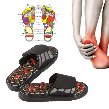 

Foot Massage Slippers Acupuncture Therapy Massager Shoes For Foot Acupoint Activating Reflexology Feet Care Massageador Slipper