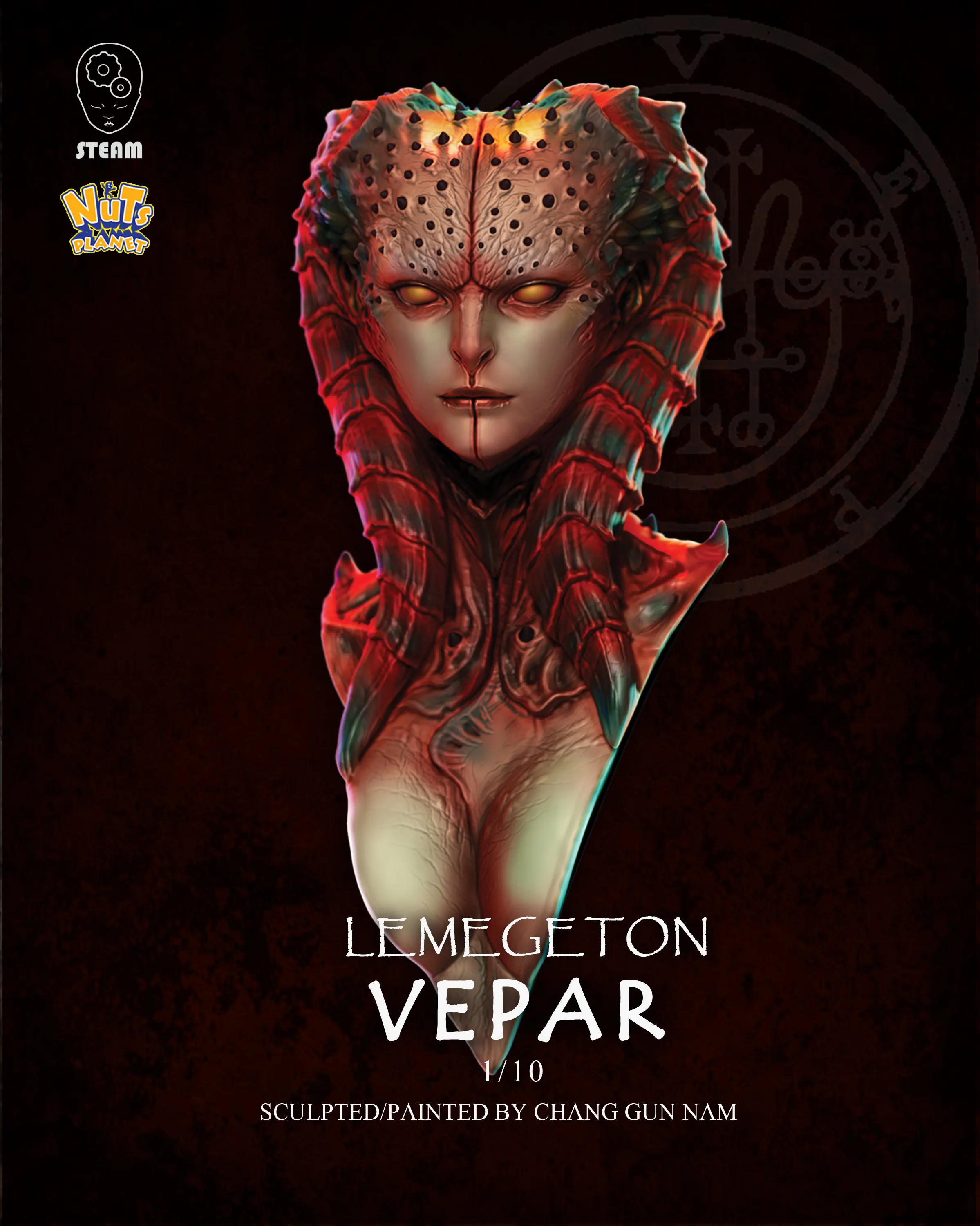 [Loong Way Miniatures] Nuts Planet Lemegeton VEPAR бюст