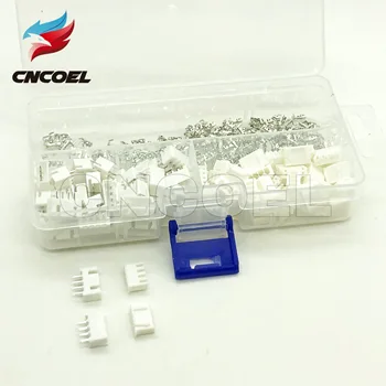 

240pcs/40sets XH2.54 4pin 2.54mm Pitch Terminal Kit / Housing / Pin Header JST Connector Wire Connectors Adaptor XH Kits TJC3