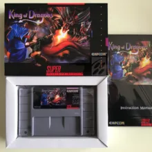 16 бит игры* Король драконов(версия США! Коробка+ руководство+ картридж