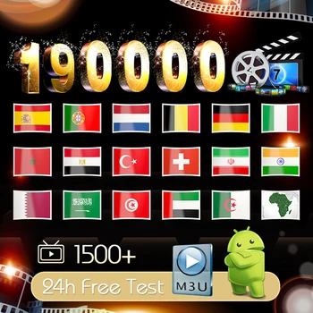 

IPTV Subscription M3U Europe Italia Germany Smart IPTV Spain 1 Year Code Arabic NO APP include 4k Nederland Turkey Morocco IP TV