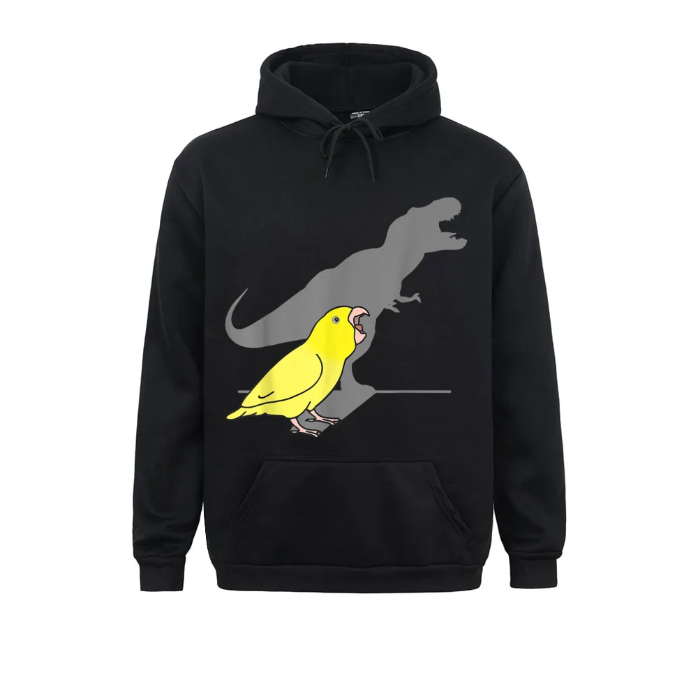 Cute Dinosaur parrot Funny Bird T-rex yellow parrotlet T-Shirt__985 Sweatshirts for Men Geek Labor Day Hoodies Long Sleeve Brand New Hoods  Cute Dinosaur parrot Funny Bird T-rex yellow parrotlet T-Shirt__985black
