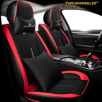 

ZHOUSHENGLEE Leather car seat cover for lexus nx nx200 nx300h rx 570 470 460 200 rx470 rx570 rx300 rx450h rx200t rx 460 auto