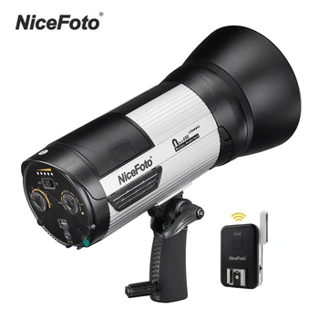 

NiceFoto N-Flash 4 Wireless Studio Strobe Flash Light 1/8000s HSS Bowens Mount for E-commerce Product Portrait Photography