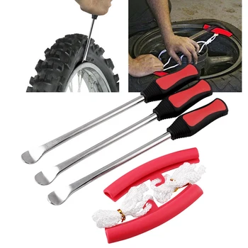 

Tire Spoons Lever Iron Tool Kit Motorcycle Bike Professional Tire Change Kit with Bag Durable Car Styling