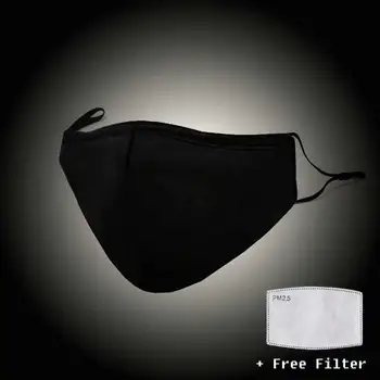 

Washable Anti-Dust Respirator 3-Layers Cotton Mouth Mask PM2.5 Filter Face Mask Dust Protecting Masks Reusable Adjustable
